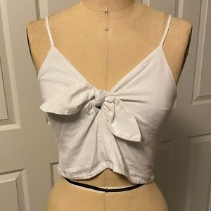 NWT Abercrombie & Fitch linen crop top